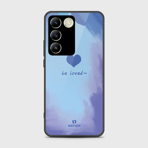 Vivo Y100 4G Cover- Onation Heart Series - HQ Ultra Shine Premium Infinity Glass Soft Silicon Borders Case