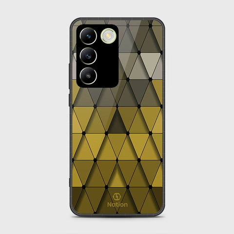 Vivo Y100 4G Cover- Onation Pyramid Series - HQ Ultra Shine Premium Infinity Glass Soft Silicon Borders Case