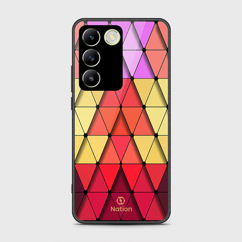 Vivo Y100 4G Cover- Onation Pyramid Series - HQ Ultra Shine Premium Infinity Glass Soft Silicon Borders Case