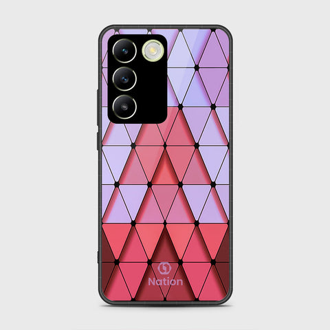 Vivo Y100 4G Cover- Onation Pyramid Series - HQ Ultra Shine Premium Infinity Glass Soft Silicon Borders Case