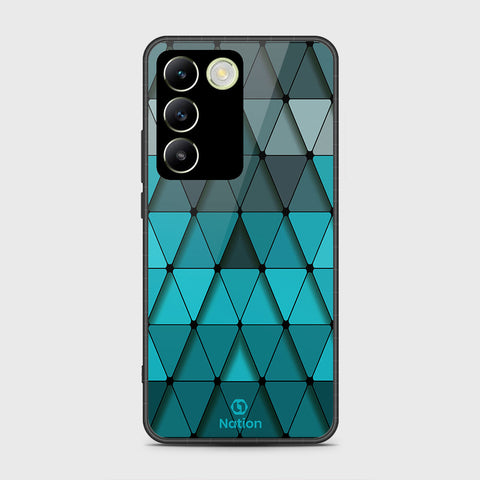 Vivo V30 Lite 4G Cover- Onation Pyramid Series - HQ Ultra Shine Premium Infinity Glass Soft Silicon Borders Case