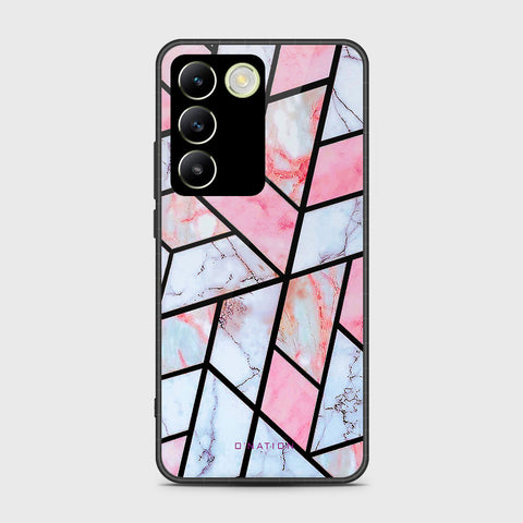 Vivo V30 Lite 4G Cover- O'Nation Shades of Marble Series - HQ Ultra Shine Premium Infinity Glass Soft Silicon Borders Case