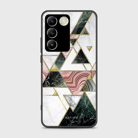 Vivo Y100 4G Cover- O'Nation Shades of Marble Series - HQ Ultra Shine Premium Infinity Glass Soft Silicon Borders Case