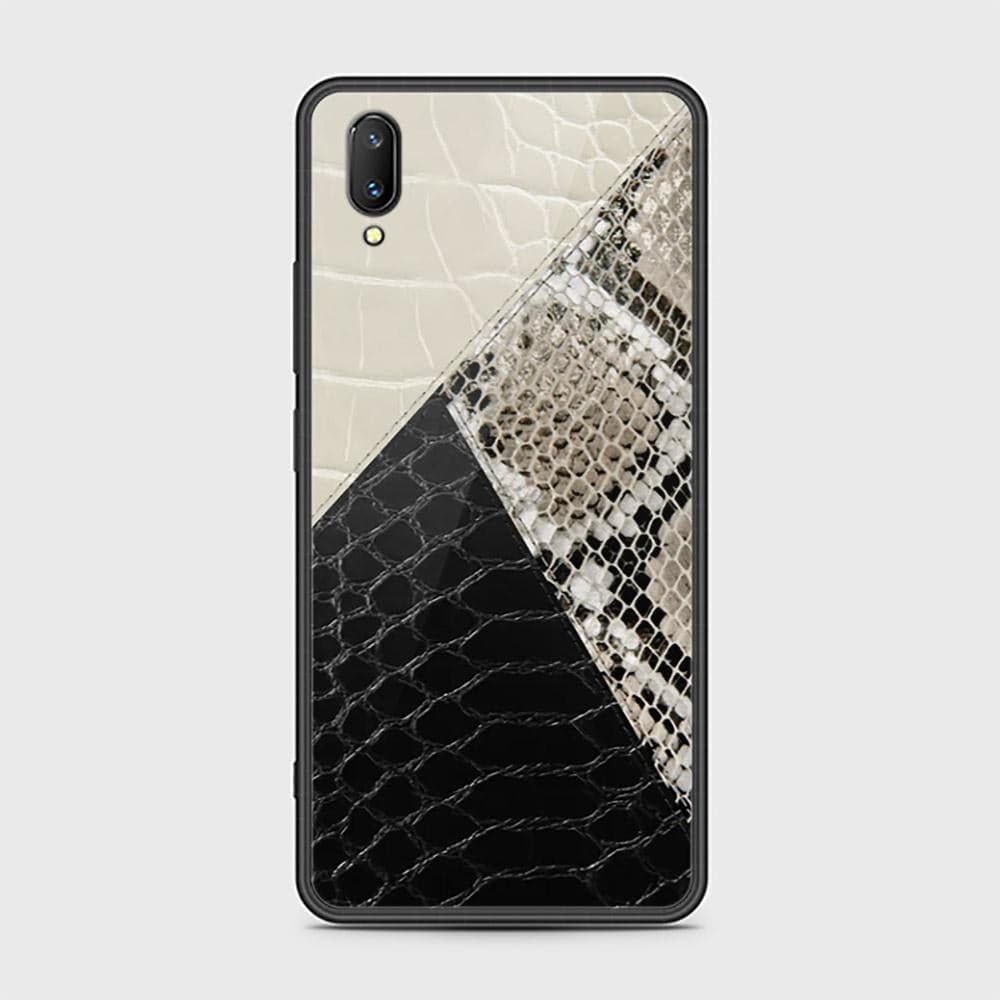 Vivo V11 Cover - Printed Skins Series - HQ Ultra Shine Premium Infinity Glass Soft Silicon Borders Case