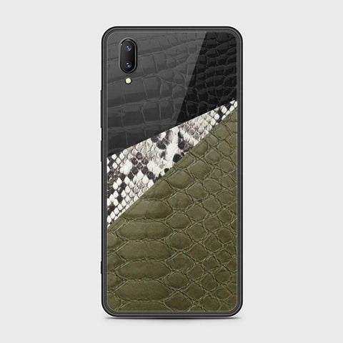 Vivo V11 Cover - Printed Skins Series - HQ Ultra Shine Premium Infinity Glass Soft Silicon Borders Case