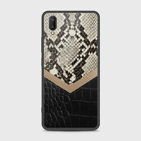 Vivo V11 Cover - Printed Skins Series - HQ Ultra Shine Premium Infinity Glass Soft Silicon Borders Case