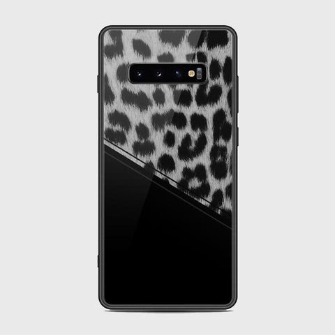 Samsung Galaxy S10 Plus Cover - Printed Skins Series - HQ Ultra Shine Premium Infinity Glass Soft Silicon Borders Case (Fast Delivery) (SU)