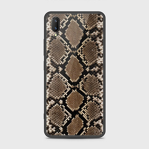 Vivo V11 Cover - Printed Skins Series - HQ Ultra Shine Premium Infinity Glass Soft Silicon Borders Case