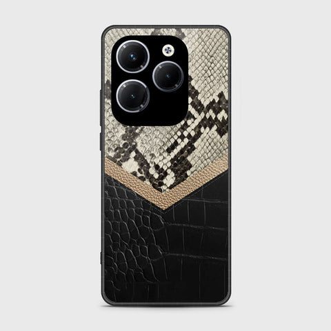 Infinix Hot 40 Pro Cover- Printed Skins Series - HQ Ultra Shine Premium Infinity Glass Soft Silicon Borders Case