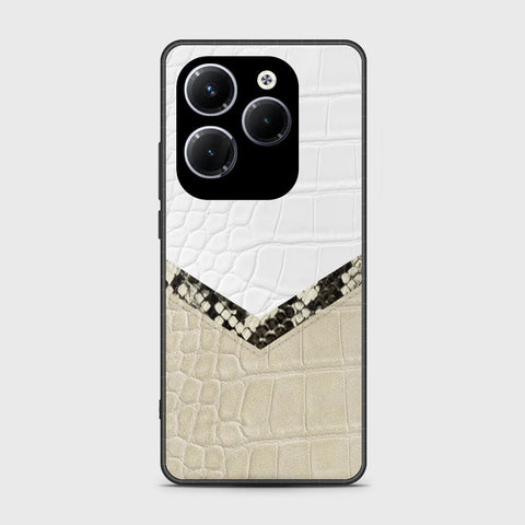 Infinix Hot 40 Pro Cover- Printed Skins Series - HQ Ultra Shine Premium Infinity Glass Soft Silicon Borders Case