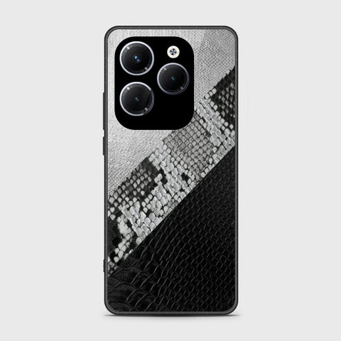 Infinix Hot 40 Pro Cover- Printed Skins Series - HQ Ultra Shine Premium Infinity Glass Soft Silicon Borders Case