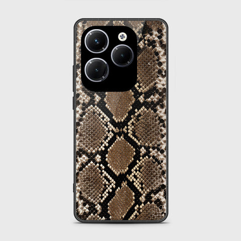 Infinix Hot 40 Cover- Printed Skins Series - HQ Ultra Shine Premium Infinity Glass Soft Silicon Borders Case