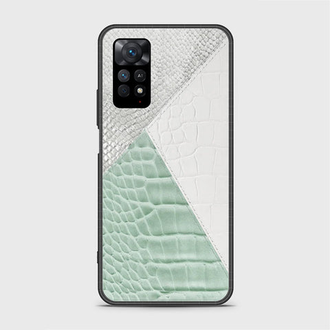 Xiaomi Redmi Note 11 Cover- Printed Skins Series - HQ Ultra Shine Premium Infinity Glass Soft Silicon Borders Case (Fast Delivery)