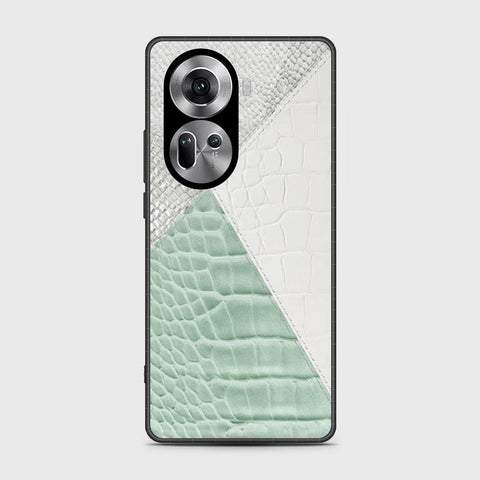 Oppo Reno 11 5G Cover- Printed Skins Series - HQ Ultra Shine Premium Infinity Glass Soft Silicon Borders Case