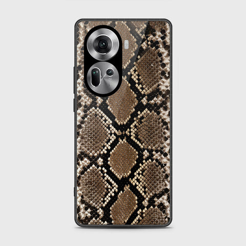 Oppo Reno 11 5G Cover- Printed Skins Series - HQ Ultra Shine Premium Infinity Glass Soft Silicon Borders Case