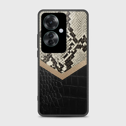 Oppo Reno 11F 5G Cover- Printed Skins Series - HQ Ultra Shine Premium Infinity Glass Soft Silicon Borders Case