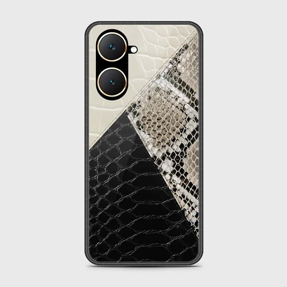 Vivo Y03 Cover- Printed Skins Series - HQ Ultra Shine Premium Infinity Glass Soft Silicon Borders Case