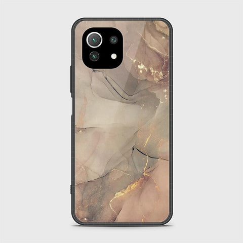 Xiaomi 11 Lite 5G NE Cover - Mystic Marble Series - HQ Ultra Shine Premium Infinity Glass Soft Silicon Borders Case