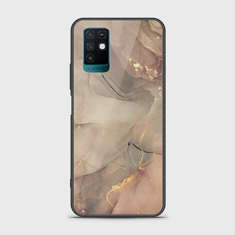 Infinix Note 10 Cover- Mystic Marble Series - HQ Ultra Shine Premium Infinity Glass Soft Silicon Borders Case (Fast Delivery)