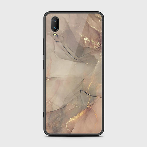 Vivo V11 Cover - Mystic Marble Series - HQ Ultra Shine Premium Infinity Glass Soft Silicon Borders Case