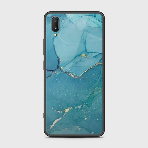 Vivo V11 Cover - Mystic Marble Series - HQ Ultra Shine Premium Infinity Glass Soft Silicon Borders Case