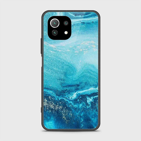 Xiaomi 11 Lite 5G NE Cover - Mystic Marble Series - HQ Ultra Shine Premium Infinity Glass Soft Silicon Borders Case