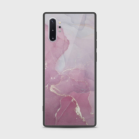 Samsung Galaxy Note 10 Plus Cover - Mystic Marble Series - HQ Ultra Shine Premium Infinity Glass Soft Silicon Borders Case