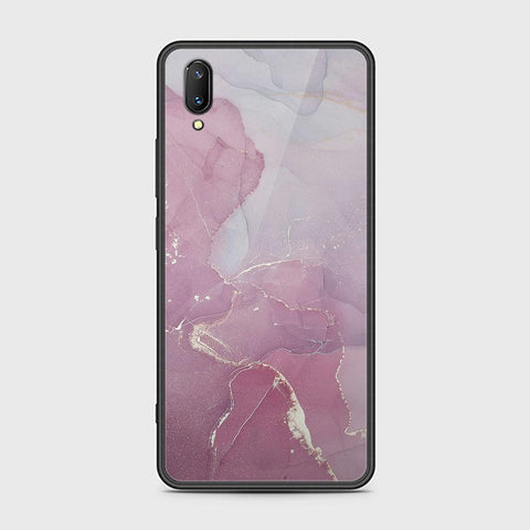 Vivo V11 Cover - Mystic Marble Series - HQ Ultra Shine Premium Infinity Glass Soft Silicon Borders Case