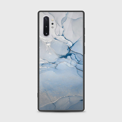 Samsung Galaxy Note 10 Plus Cover - Mystic Marble Series - HQ Ultra Shine Premium Infinity Glass Soft Silicon Borders Case