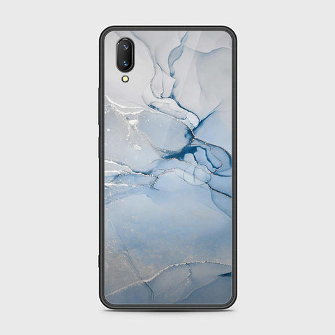 Vivo V11 Cover - Mystic Marble Series - HQ Ultra Shine Premium Infinity Glass Soft Silicon Borders Case