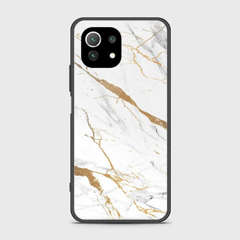 Xiaomi 11 Lite 5G NE Cover - Mystic Marble Series - HQ Ultra Shine Premium Infinity Glass Soft Silicon Borders Case