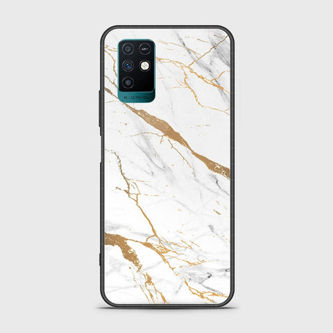 Infinix Note 10 Cover- Mystic Marble Series - HQ Ultra Shine Premium Infinity Glass Soft Silicon Borders Case (Fast Delivery)