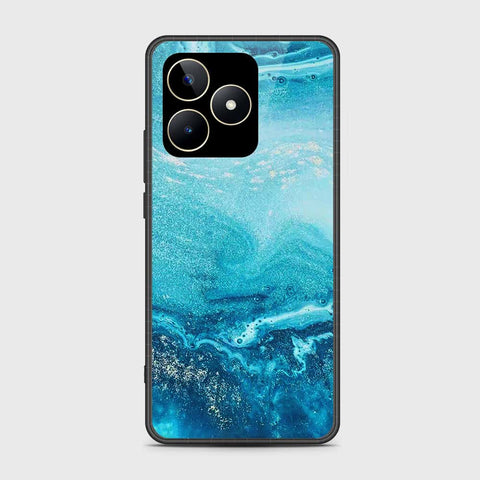 Realme Note 50 Cover- Mystic Marble Series - HQ Ultra Shine Premium Infinity Glass Soft Silicon Borders Case