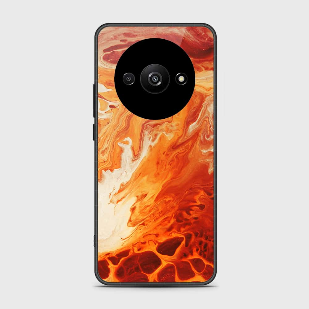 Xiaomi Redmi A3x Cover- Mystic Marble Series - HQ Ultra Shine Premium Infinity Glass Soft Silicon Borders Case