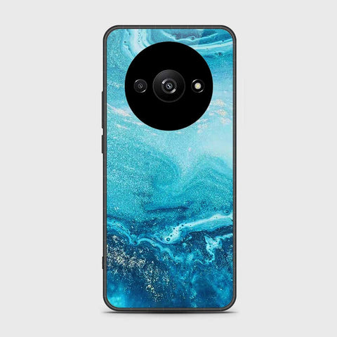 Xiaomi Redmi A3x Cover- Mystic Marble Series - HQ Ultra Shine Premium Infinity Glass Soft Silicon Borders Case