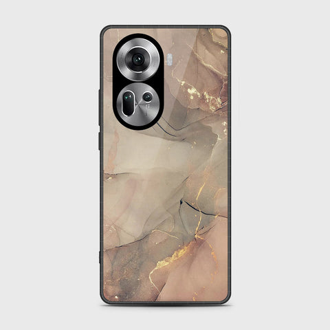 Oppo Reno 11 5G Cover- Mystic Marble Series - HQ Ultra Shine Premium Infinity Glass Soft Silicon Borders Case