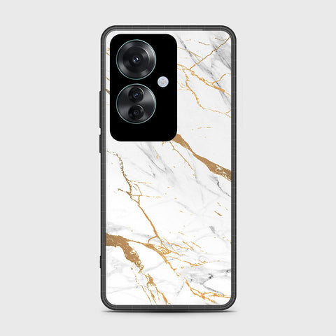 Oppo Reno 11F 5G Cover- Mystic Marble Series - HQ Ultra Shine Premium Infinity Glass Soft Silicon Borders Case