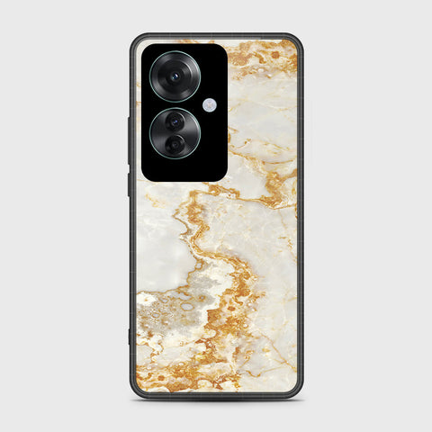 Oppo Reno 11F 5G Cover- Mystic Marble Series - HQ Ultra Shine Premium Infinity Glass Soft Silicon Borders Case