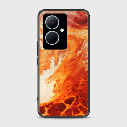 Vivo Y78 Cover - Mystic Marble Series - HQ Ultra Shine Premium Infinity Glass Soft Silicon Borders Case