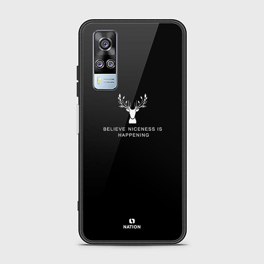 Vivo Y31 Cover - Nice Series - ( D22 ) HQ Ultra Shine Premium Infinity Glass Soft Silicon Borders Case ( Fast Delivery ) (SU)