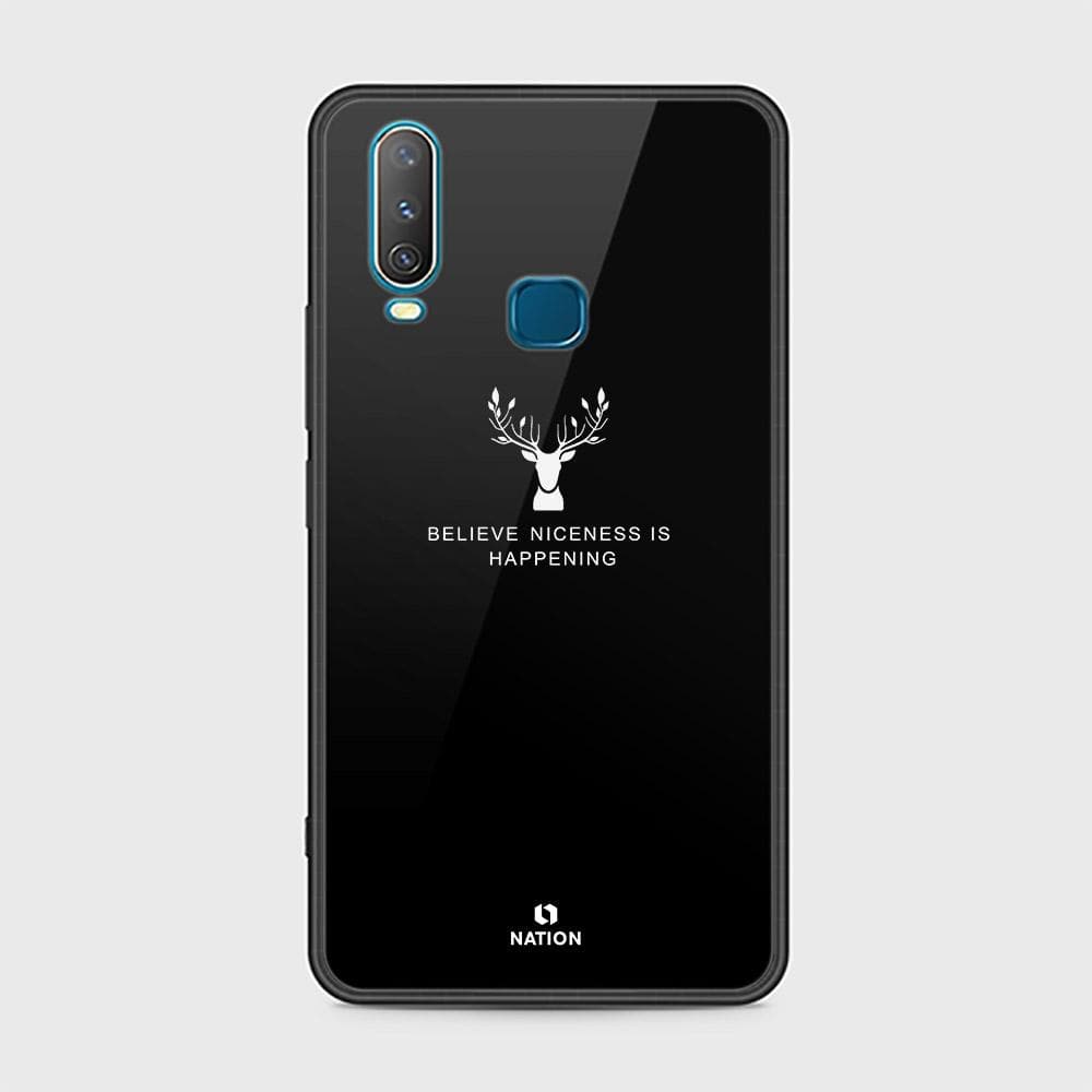 Vivo V19 Neo Cover - Nice Series - D52 - HQ Ultra Shine Premium Infinity Glass Soft Silicon Borders Case ( Fast Delivery )