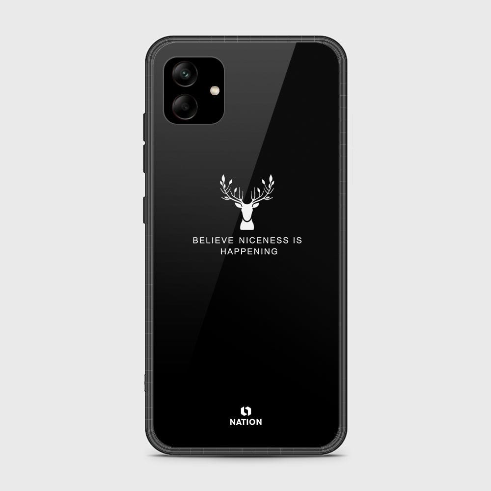 Samsung Galaxy A04 Cover- Design 2 -Nice Series - HQ Ultra Shine Premium Infinity Glass Soft Silicon Borders Case (Fast Delivery)