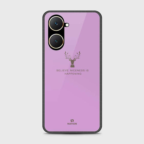 Vivo Y18 Cover- Nice Series - HQ Ultra Shine Premium Infinity Glass Soft Silicon Borders Case