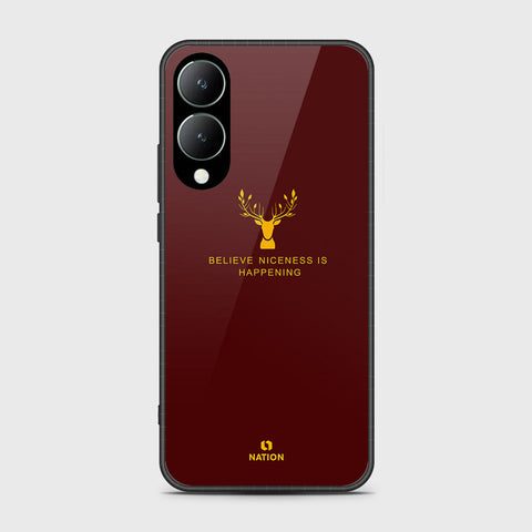 Vivo Y28 5G Cover- Nice Series - HQ Ultra Shine Premium Infinity Glass Soft Silicon Borders Case