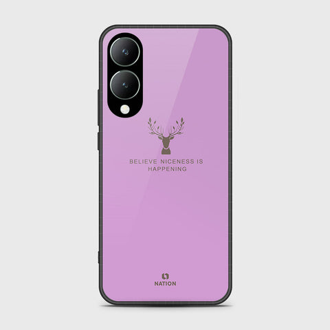 Vivo Y28 5G Cover- Nice Series - HQ Ultra Shine Premium Infinity Glass Soft Silicon Borders Case