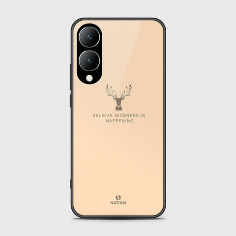 Vivo Y28 5G Cover- Nice Series - HQ Ultra Shine Premium Infinity Glass Soft Silicon Borders Case