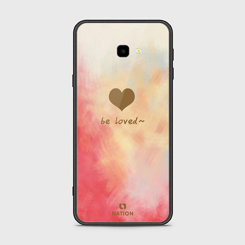 Samsung Galaxy J4 Plus Cover - ONation Heart Series - D310 - HQ Ultra Shine Premium Infinity Glass Soft Silicon Borders Case ( Fast Delivery )