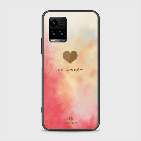 Vivo Y21t Cover - Onation Heart Series - D23 - HQ Ultra Shine Premium Infinity Glass Soft Silicon Borders Case ( Fast Delivery )