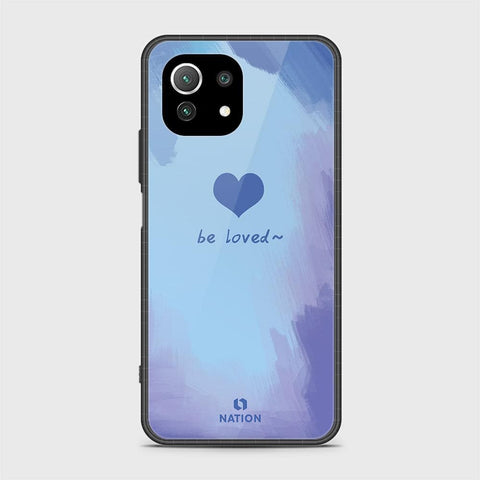 Xiaomi 11 Lite 5G NE Cover - Onation Heart Series - HQ Ultra Shine Premium Infinity Glass Soft Silicon Borders Case