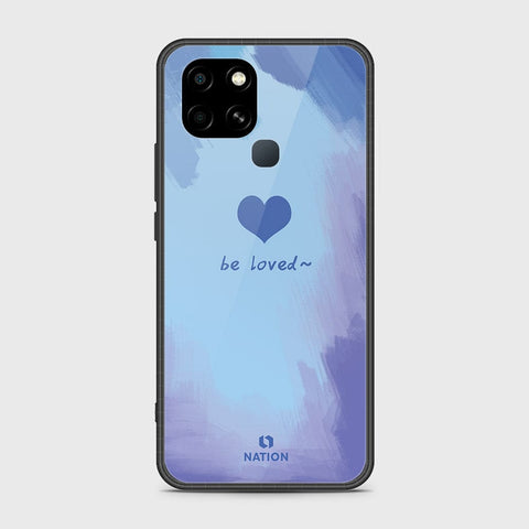 Infinix Smart 6 HD Cover- Onation Heart Series - HQ Ultra Shine Premium Infinity Glass Soft Silicon Borders Case